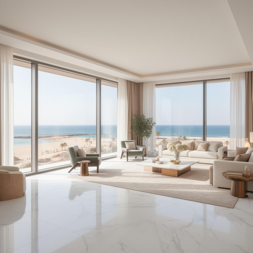 تشطيبات داخلية من شَواطئ الحَمراء